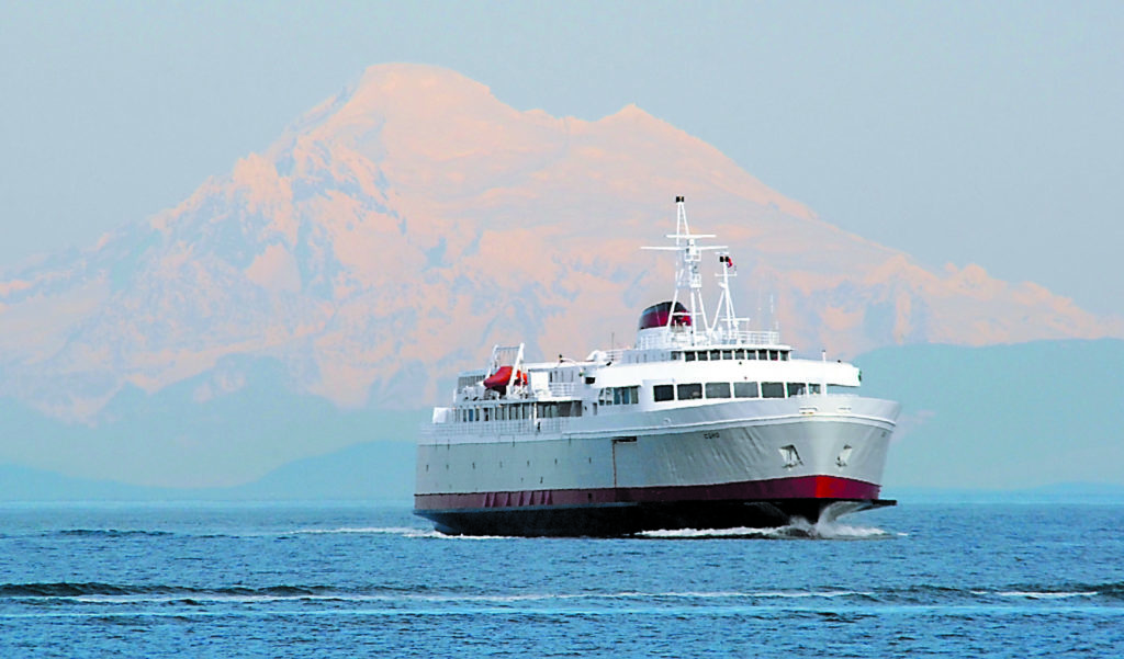 DAVID G SELLARS ON THE WATERFRONT MV Coho Starts Annual Maintenance