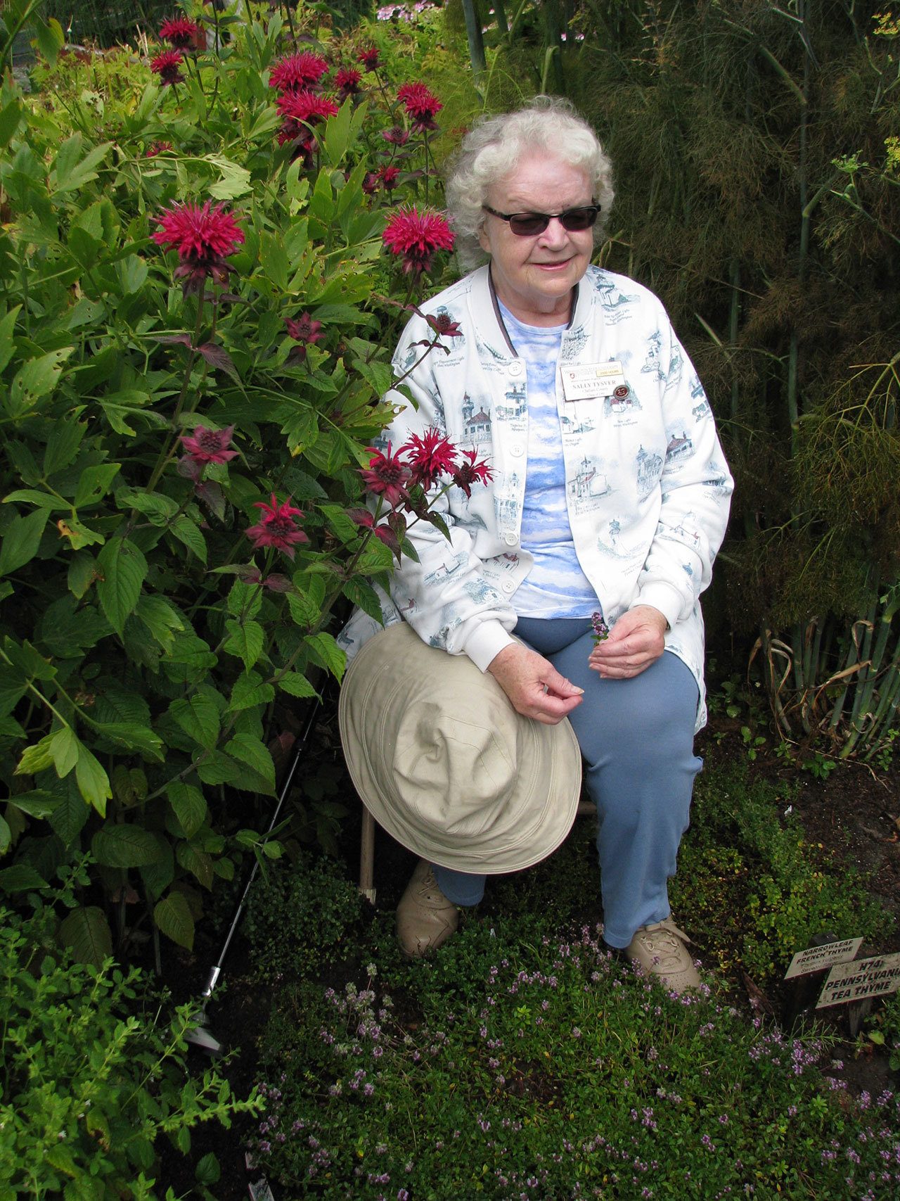 Amanda Rosenberg/Clallam County Master Gardeners Veteran Master Gardener Sally Tysver will present “Thyme in the Landscape, Garden and Kitchen” twice this month.