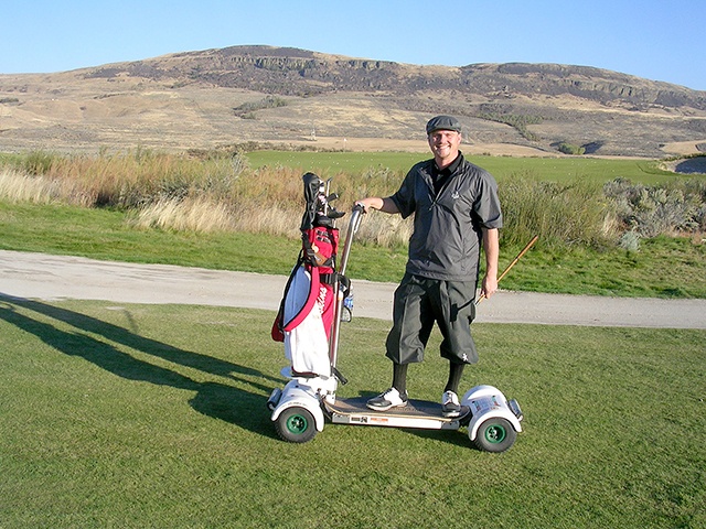 Northwest Hickory Players Port Townsend Golf Club general manager and golf pro Gabriel Tonan played Gamble Sands with members of the Northwest Hickory Players. Tonan will host a Hickory Stick Scramble at the Port Townsend course on Saturday, August 27.