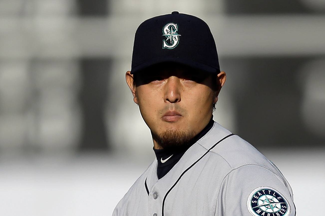 Hisashi Iwakuma is on the Mariners again after the Dodgers backed