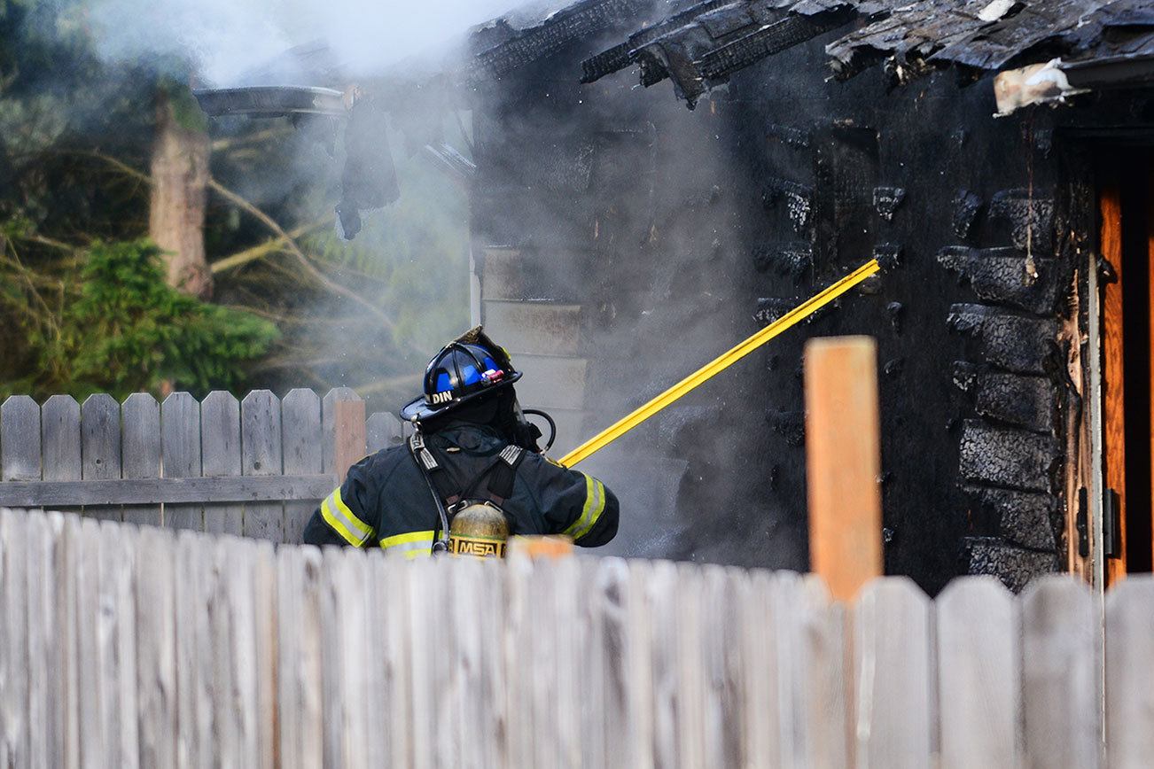 Fire damages Port Angeles home; resident unharmed