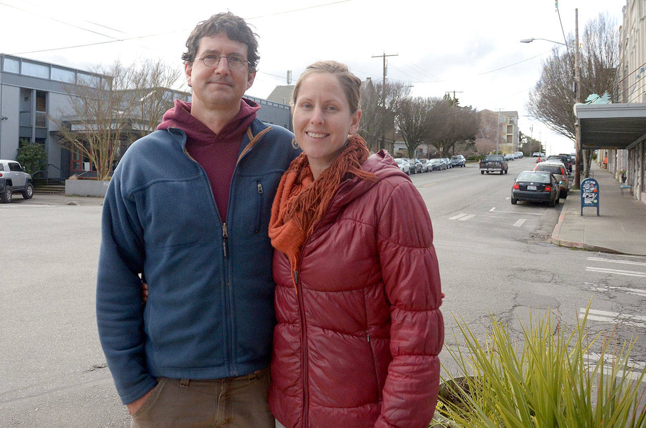 Daniel Evans and Marilee Nyland Evans are back home in Port Townsend after being detained for four days in Guatemala. (Cydney McFarland/Peninsula Daily News)