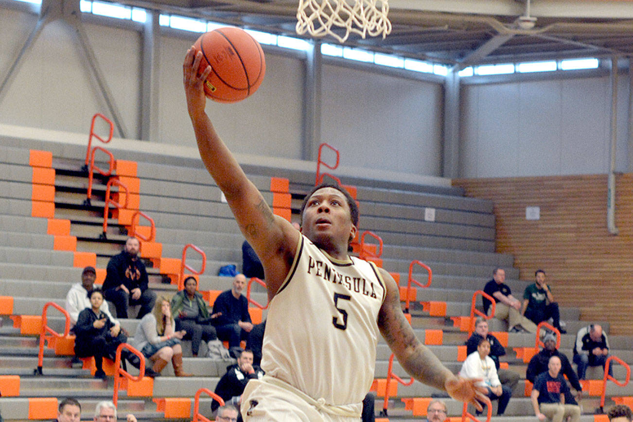 COLLEGE BASKETBALL: Peninsula men come through late at NWAC tourney, advance to Elite 8