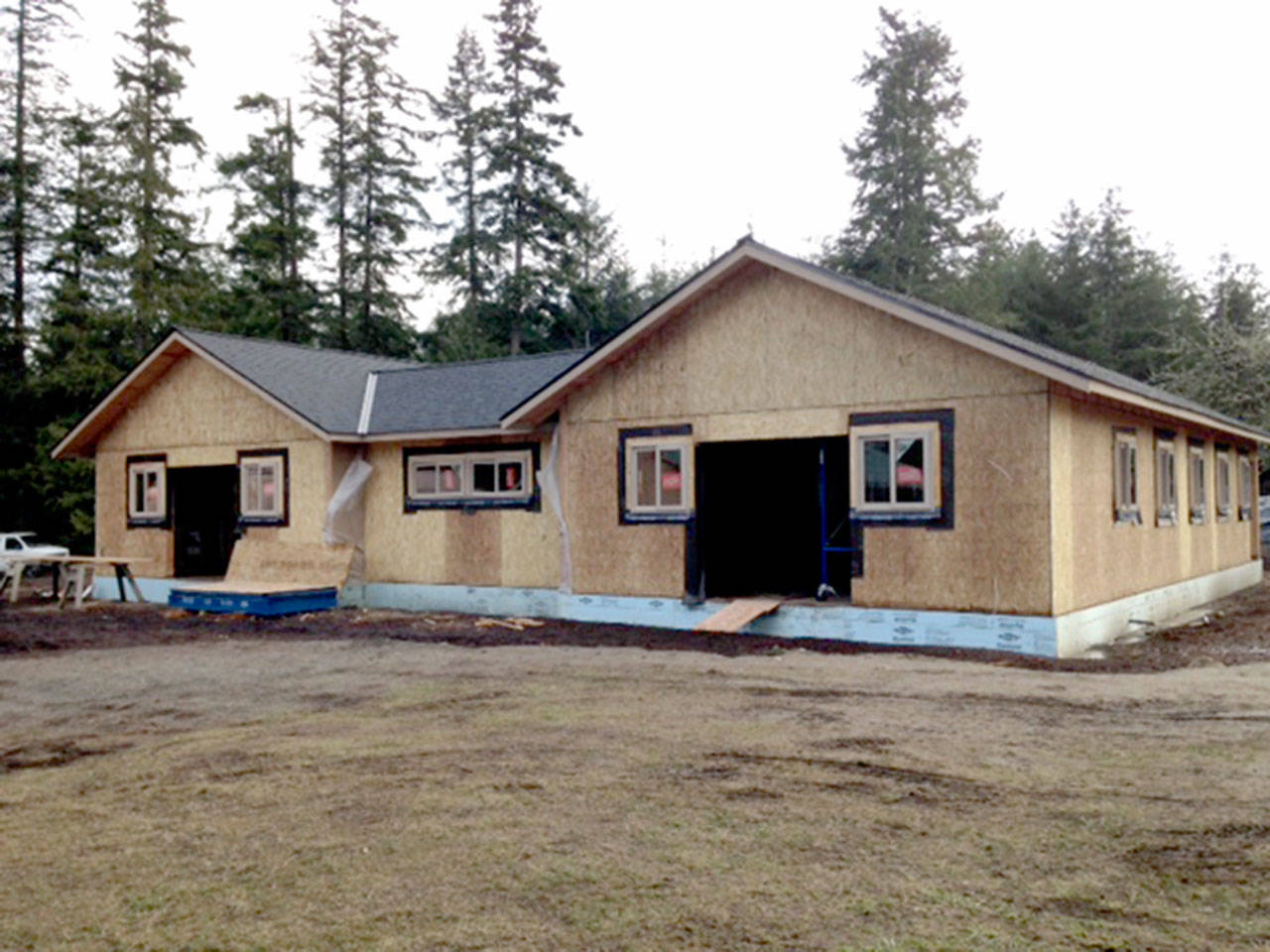 Heated bunkhouses are under construction at Camp Beausite NW in Chimacum. They will be ready for the next season of campers.