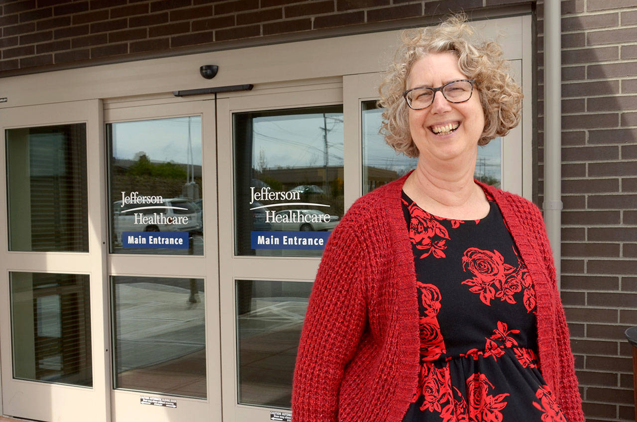 Cheri Van Hoover of Port Hadlock kicked off election season with her announcement Tuesday that she would be running for the Jefferson County Public Hospital District No. 2 board. (Cydney McFarland/Peninsula Daily News)