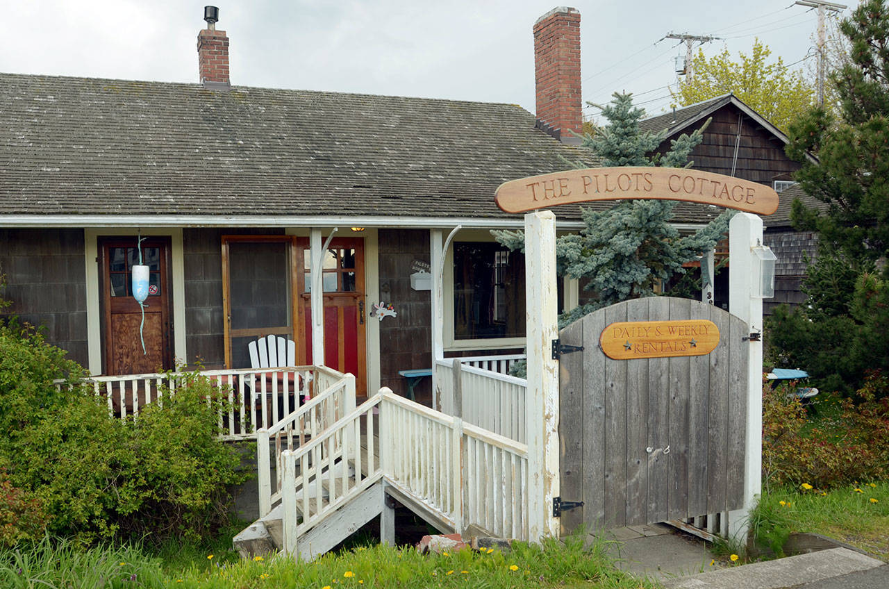 The Port Townsend City Council has amended an ordinance passed in March that puts a hold on applications for tourist homes such as the Pilot’s Cottage on Jackson Street. (Cydney McFarland/Peninsula Daily News)