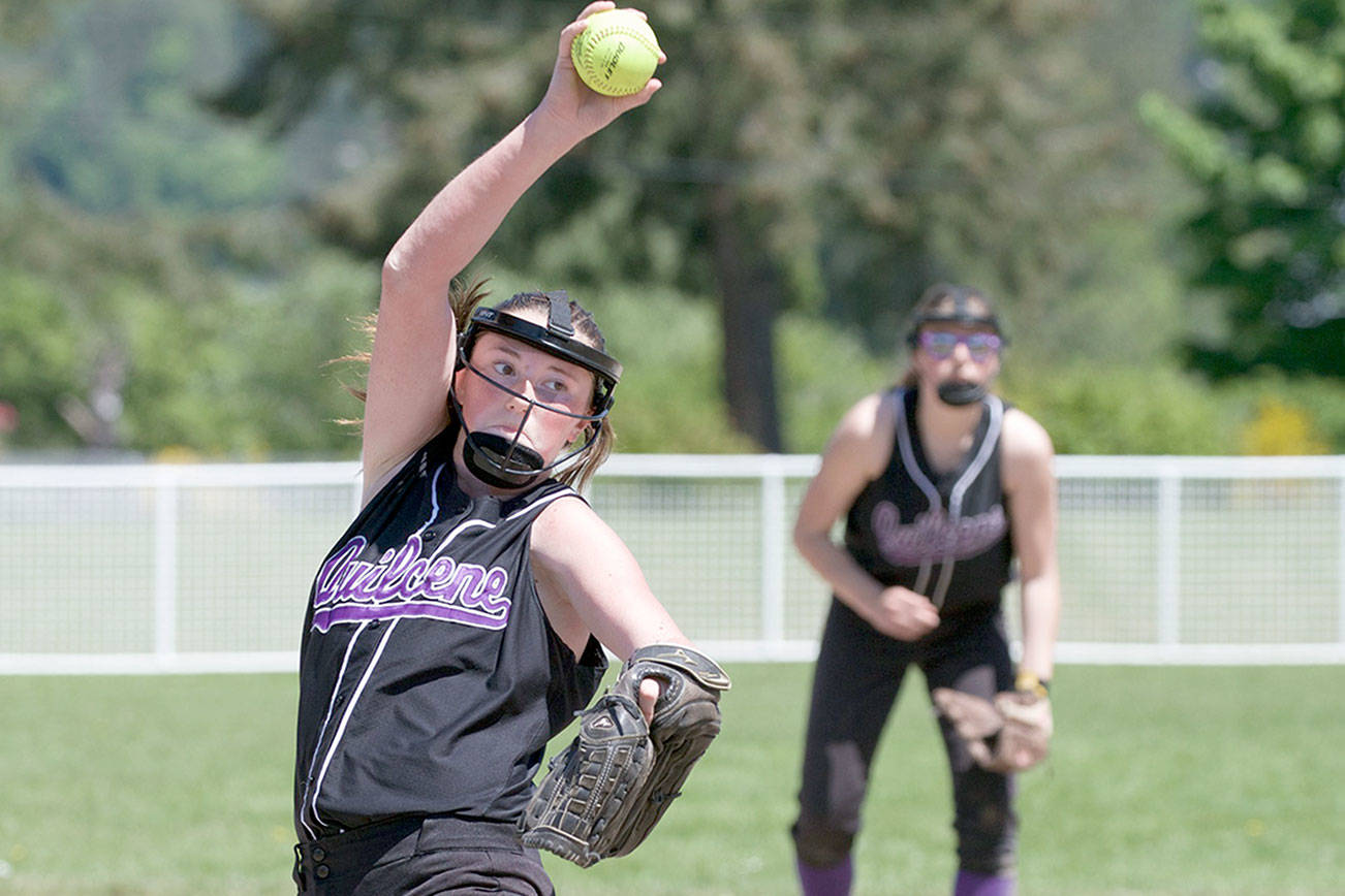 1B DISTRICT SOFTBALL: Quilcene cruises to title behind Kieffer’s 16 strikeouts