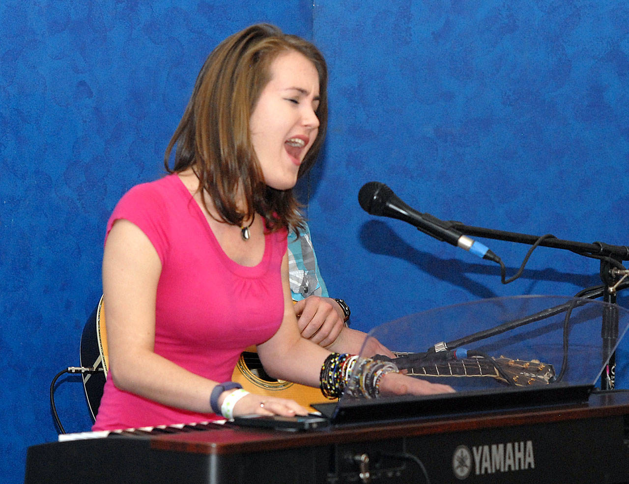 Haddassah Grace, who grew up in Port Angeles, performs Friday on the Chamber Stage at the 24th annual Juan de Fuca Festival. (Keith Thorpe/Peninsula Daily News)