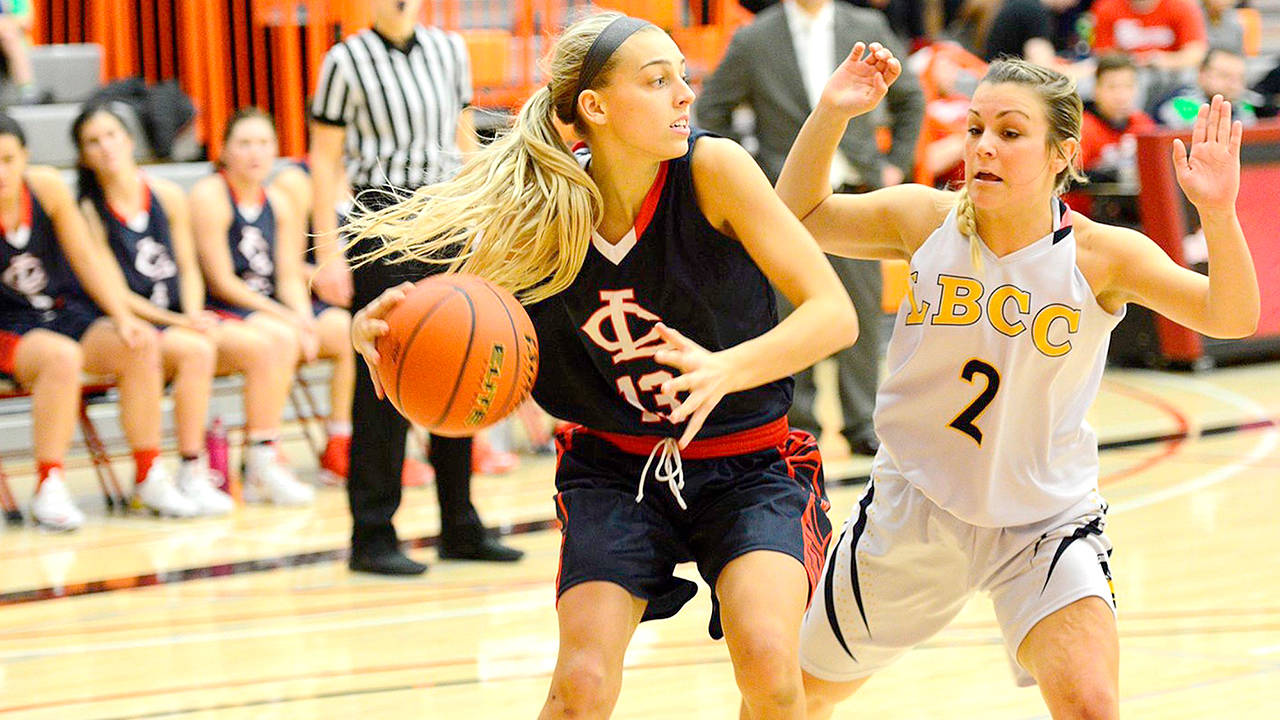 Lower Columbia College Athletics                                Maddy Hinrichs, a 2014 Port Angeles High School graduate, has signed to play basketball for the Idaho State Bengals of the Big Sky Conference in NCAA Division I.