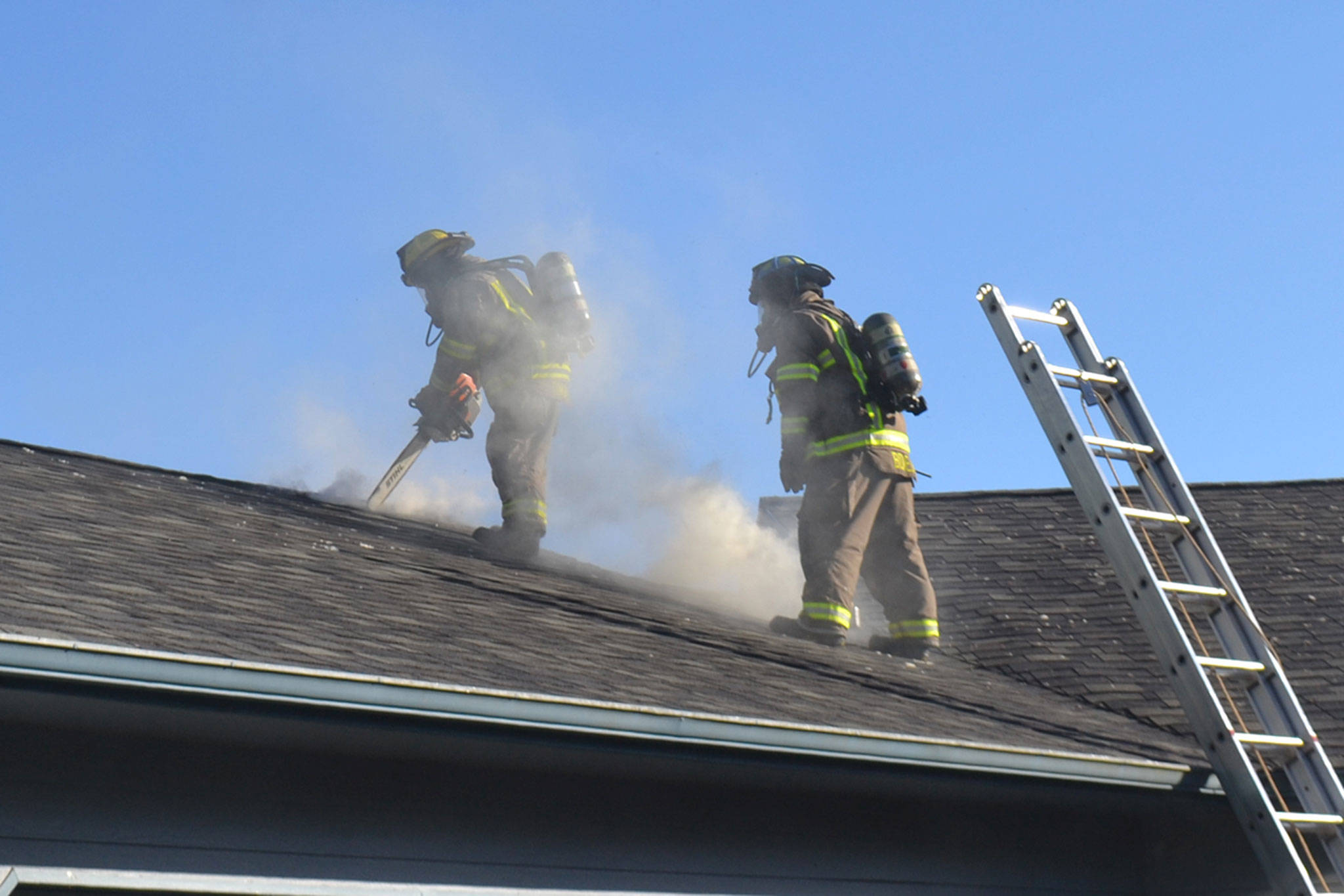 Attic fire displaces two homeowners near Sequim | Peninsula Daily News