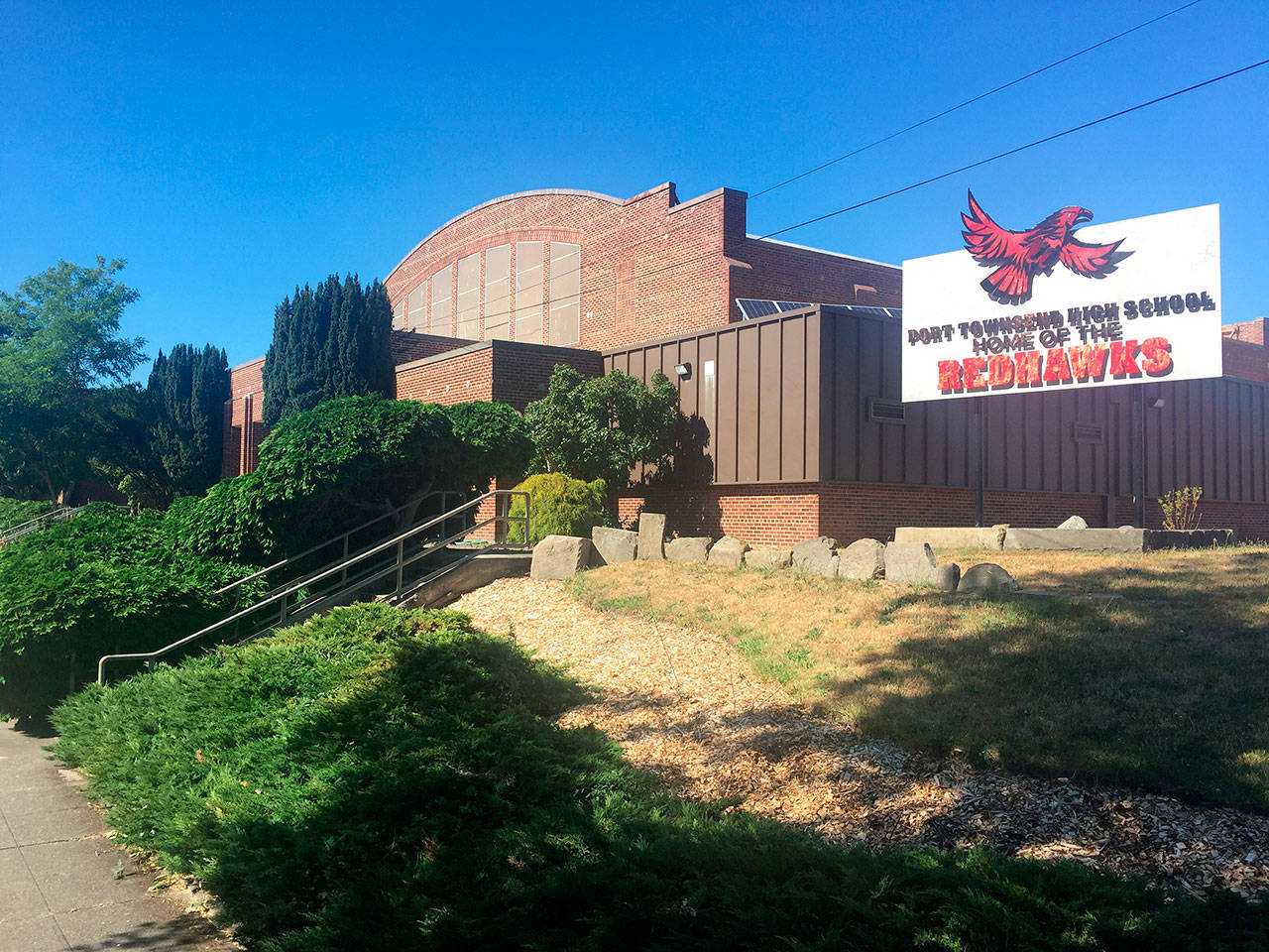 Port Townsend High School will be equipped with security cameras before classes start in September. (Cydney McFarland/Peninsula Daily News)