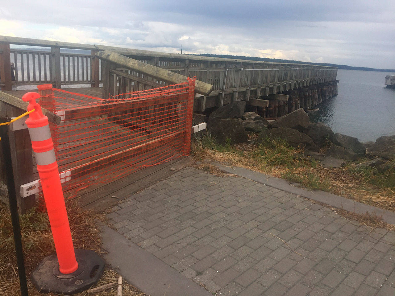 The Port of Port Townsend will finalize the design for the replacement of the south jetty at Point Hudson after analyzing data taken from soil samples at the entrance of the marina. (Cydney McFarland/Peninsula Daily News)