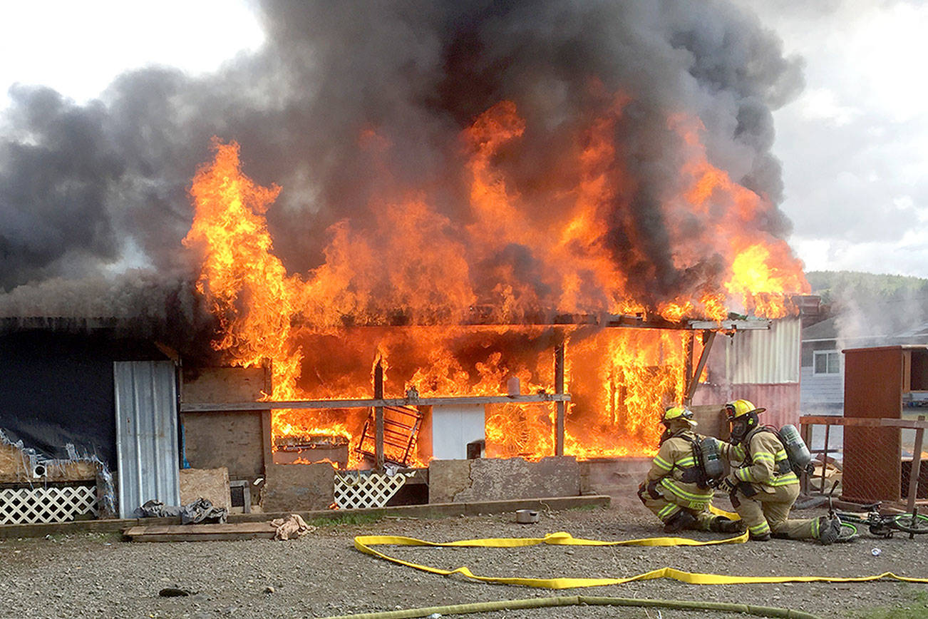 Fire destroys home on Bogachiel Way in Forks