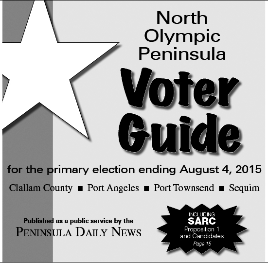 Voter guide for primary elections in Clallam, Jefferson counties will be in Friday's PDN