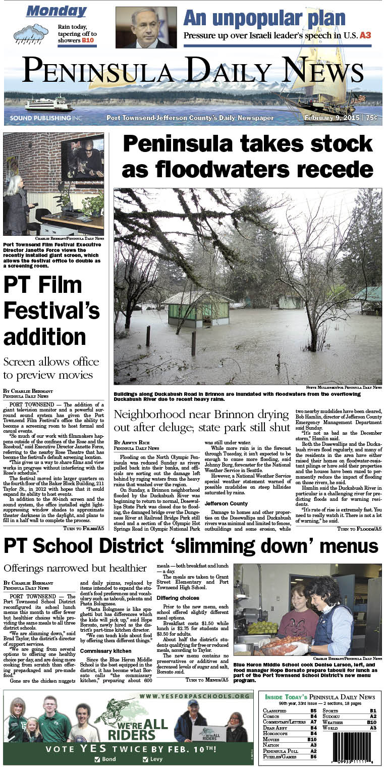 Here is today's front page tailored to Jefferson County. There's more inside that isn't online! ()