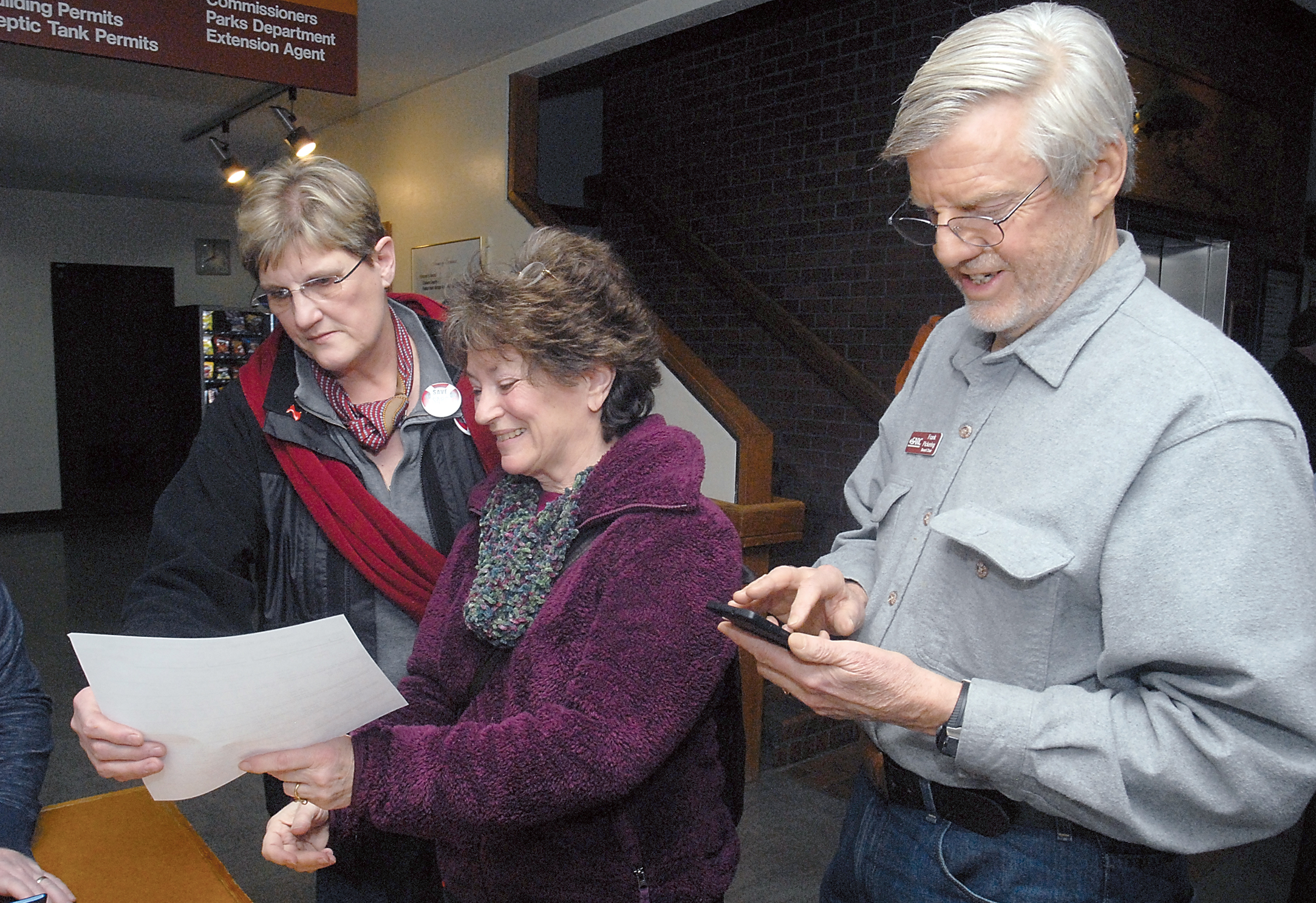 Sequim Aquatic Recreation Center levy supporters Rhonda Rose