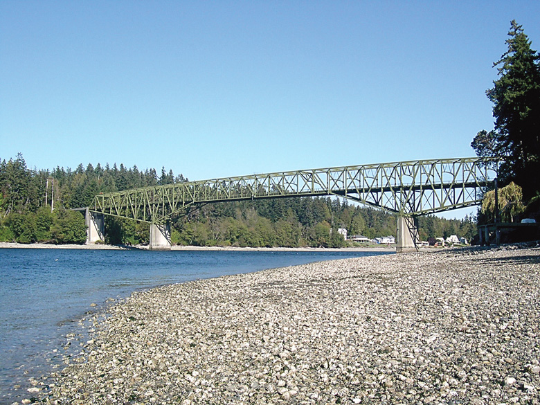 The Agate Pass bridge connecting Bainbridge Island to the Kitsap County mainland is being deep-cleaned. Drivers should expect delays through Feb. 28