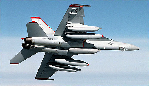 Navy EA-18G Growler electronic attack jet. (U.S. Navy)