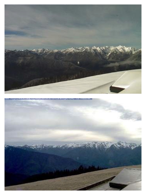 There was more than a foot of snow in the Hurricane Ridge parking lot on Monday.  Last week