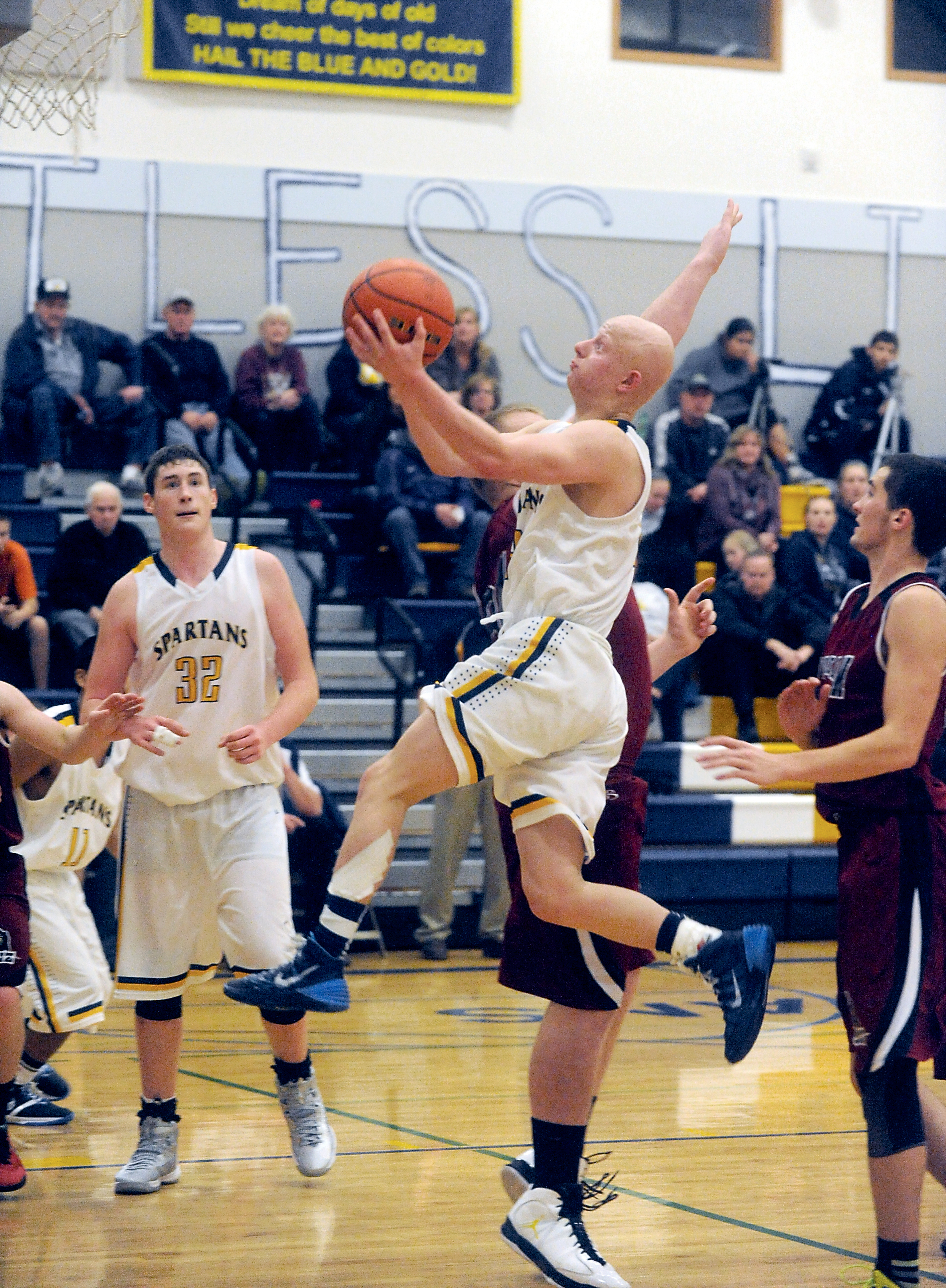 Forks' Colton Raben was voted to the Class 1A all-state boys basketball team. (Lonnie Archibald/for Peninsula Daily News)