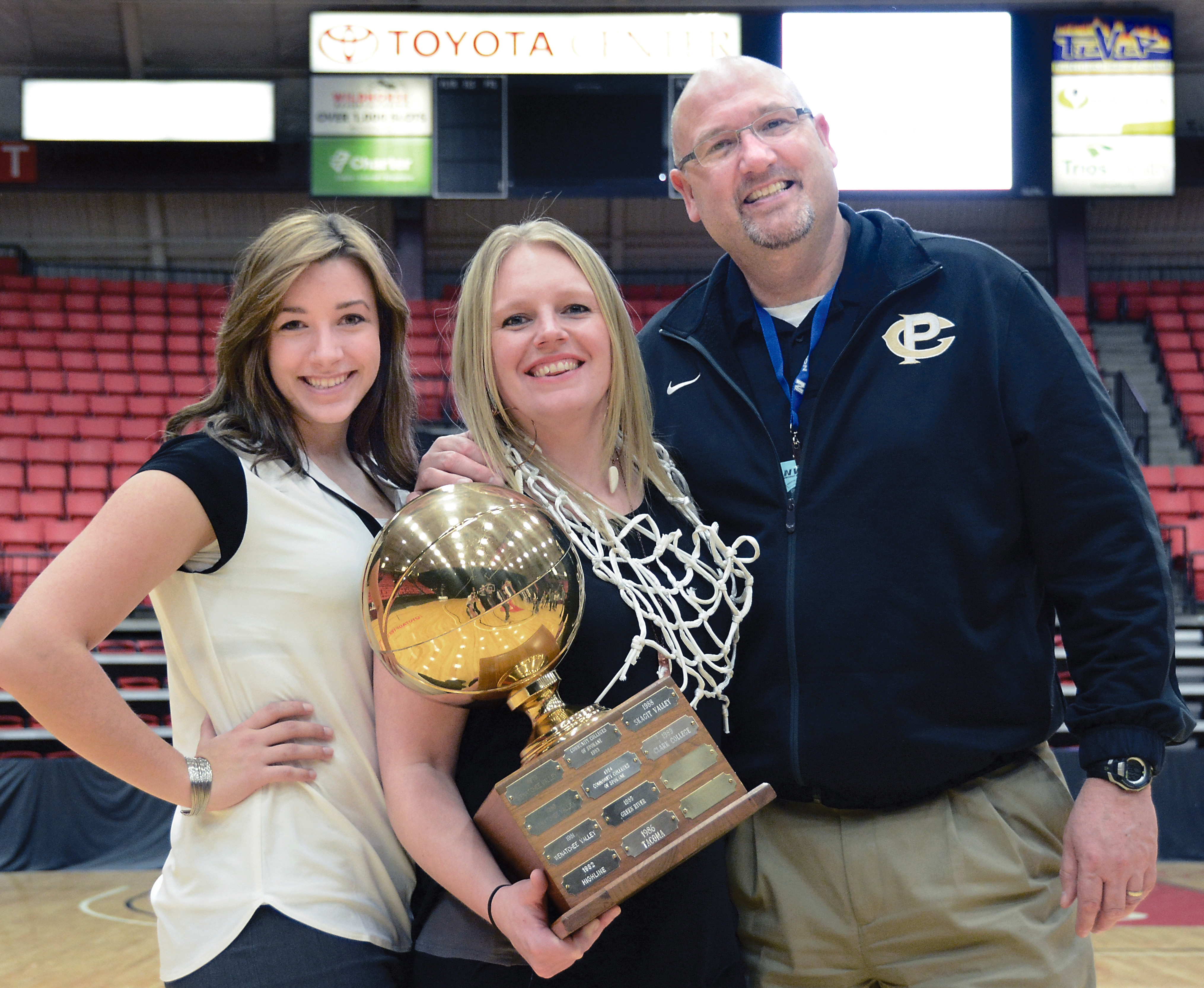 Peninsula College women's basketball coach Alison Crumb