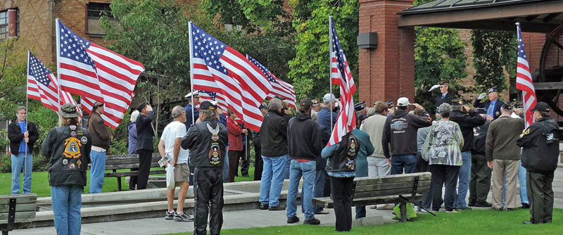 Family members of the fallen veterans often attend along with the public.