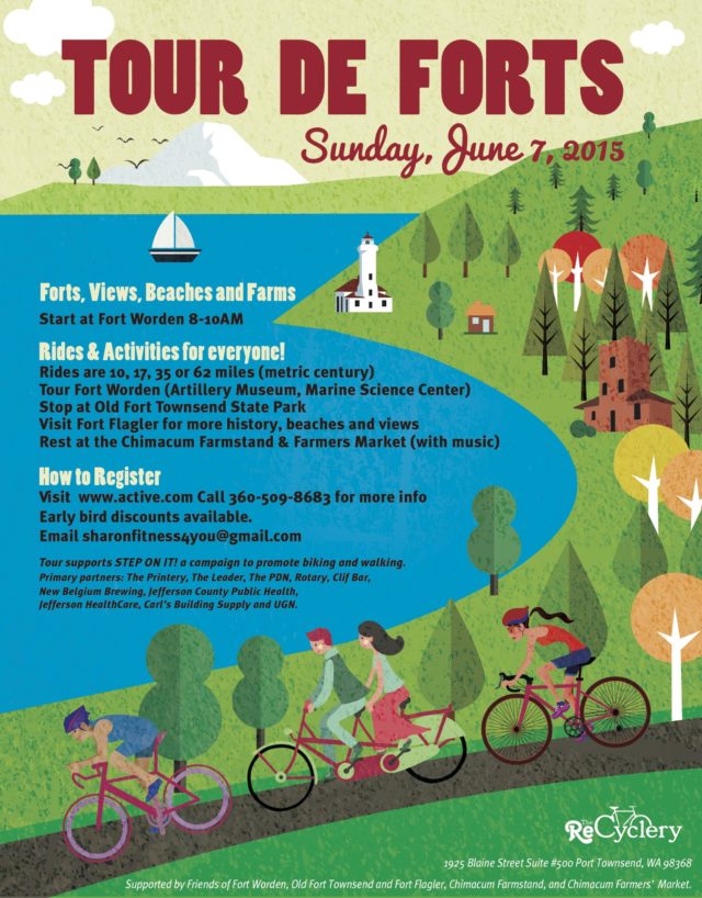 Tour de Forts bicycle ride in Port Townsend starts 8 a.m. 10 a.m