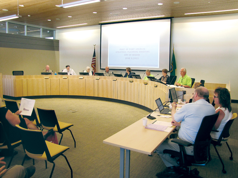 The Sequim City Council holds its first meeting in the brand-new