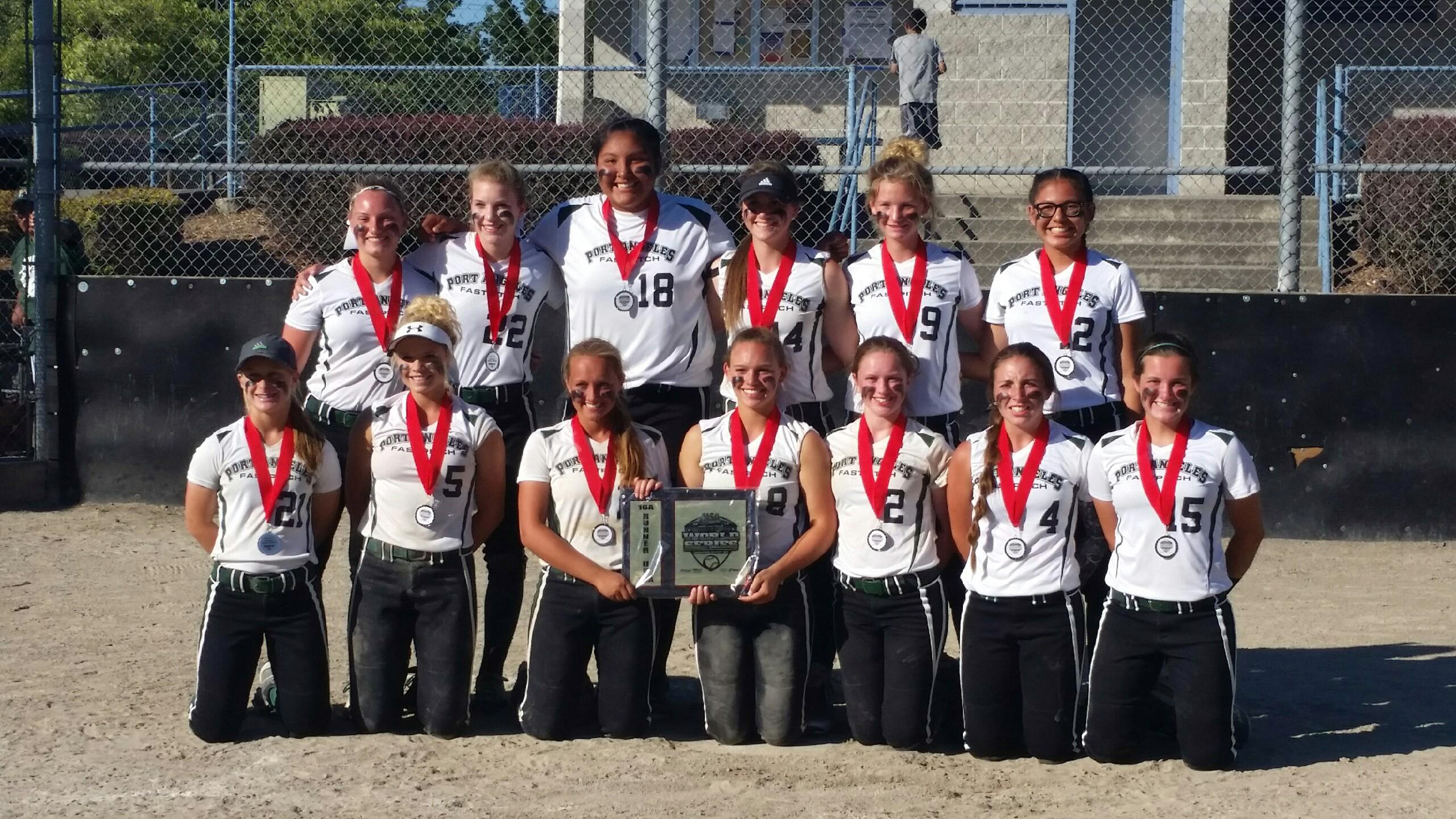 The 16U Port Angeles Illusion select softball team took second place at the National Softball Association Western World Series. Team members are