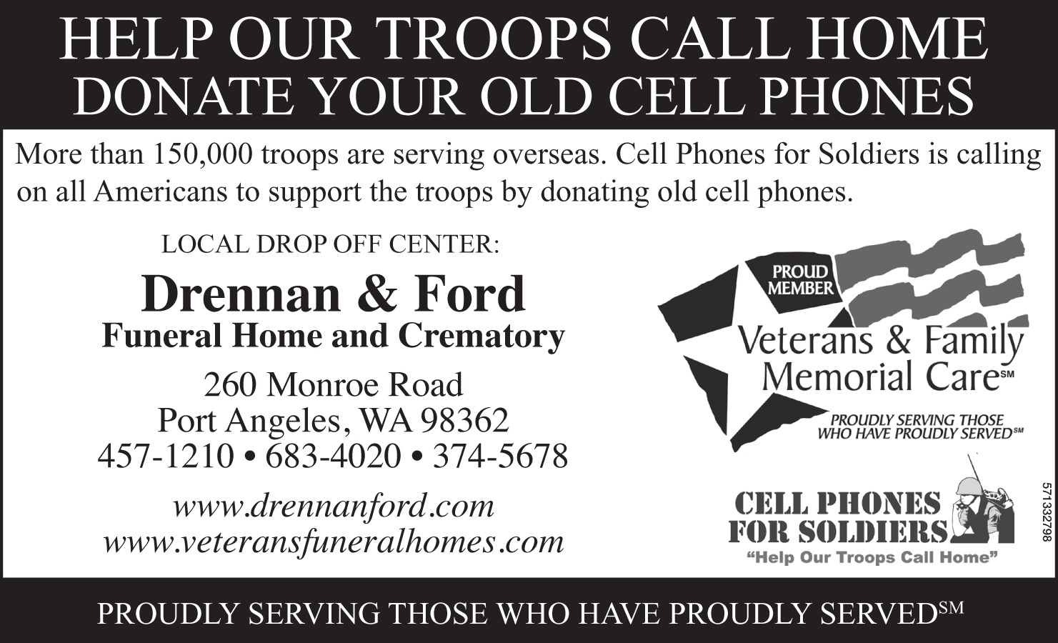 Donate Your Old Cell Phones At Drennan Ford In Port Angeles Help - 