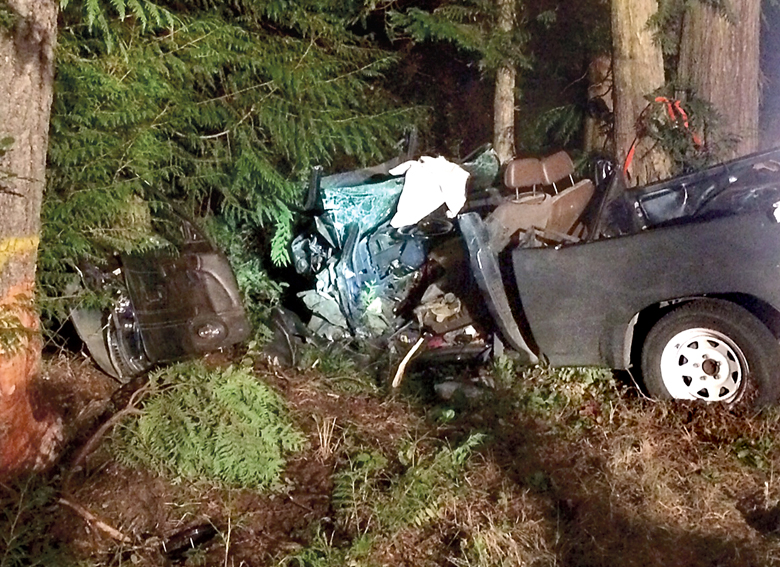 Clallam County Fire District No. 2 responded to a call early Tuesday off Ranger Road west of Port Angeles. Clallam County Fire District No. 2