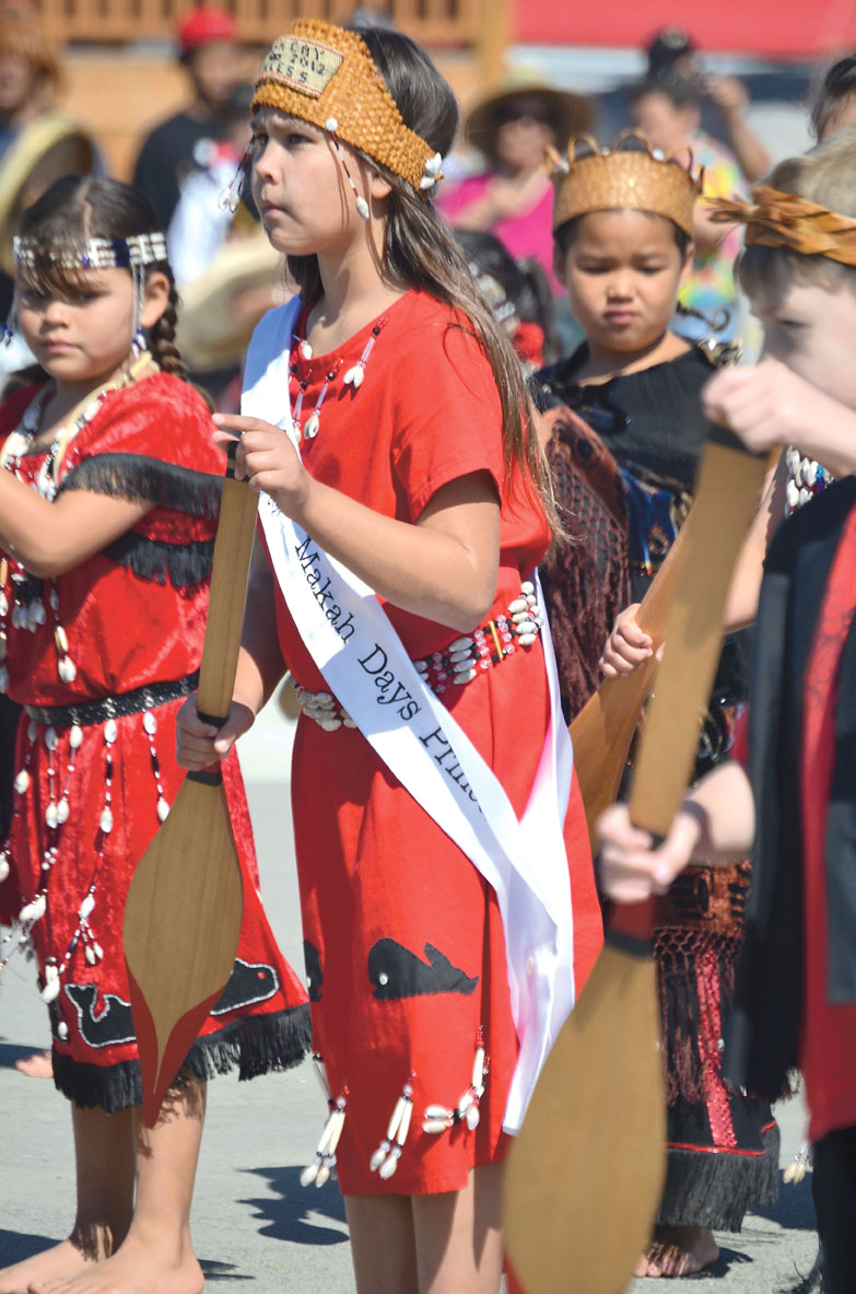 Faye Martinez takes part in Makah Days in Neah Bay in 2014. Meri Parker