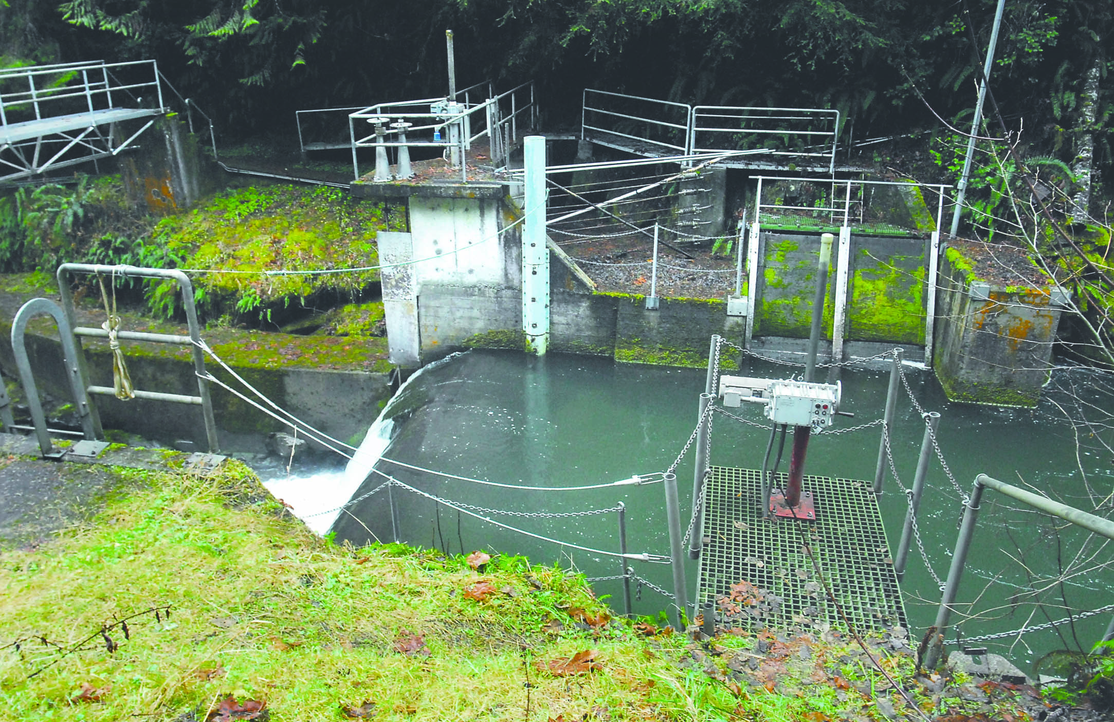 The Morse Creek hydroelectric plant. Peninsula Daily News