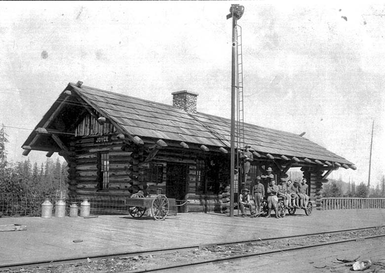 The Joyce Depot turns 100 this year along with the Dungeness River Railroad Bridge in Sequim. Joyce Museum