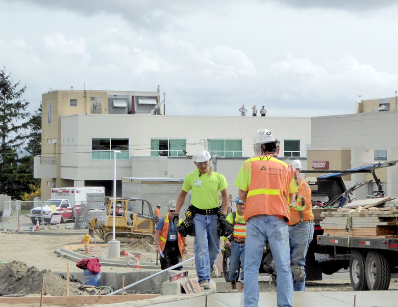 The construction of Jefferson Healthcare's new emergency facility will kick into its second phase this week