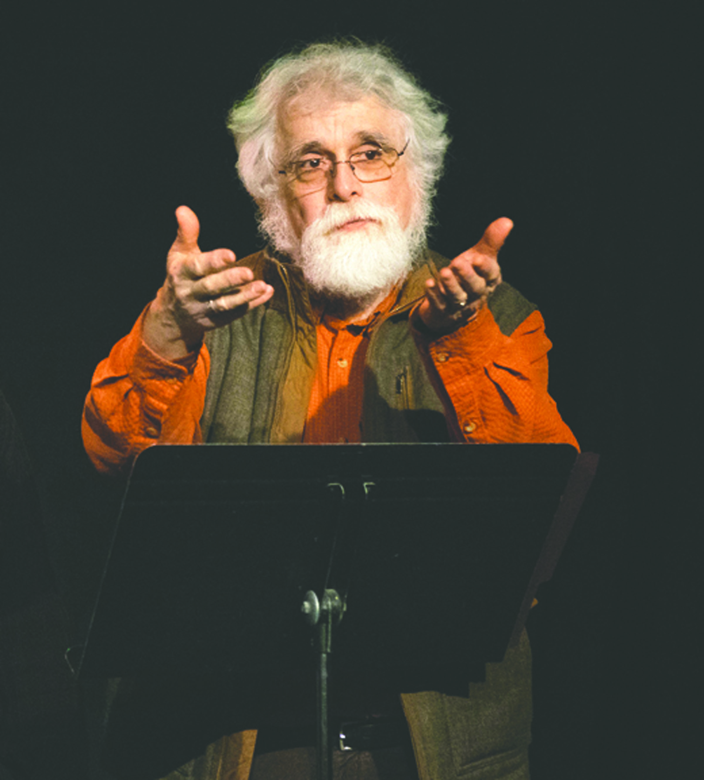 Port Townsend Arts Commission Chair Stan Rubin (seen here) will present awards tonight to the five winners of the 2015 One-Act Play Competition at Key City Playhouse. (Phil Baumgaertner)