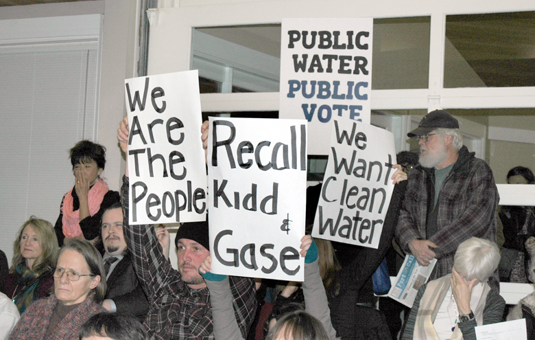 Fluoridation foes packed the Port Angeles City Council chambers Tuesday