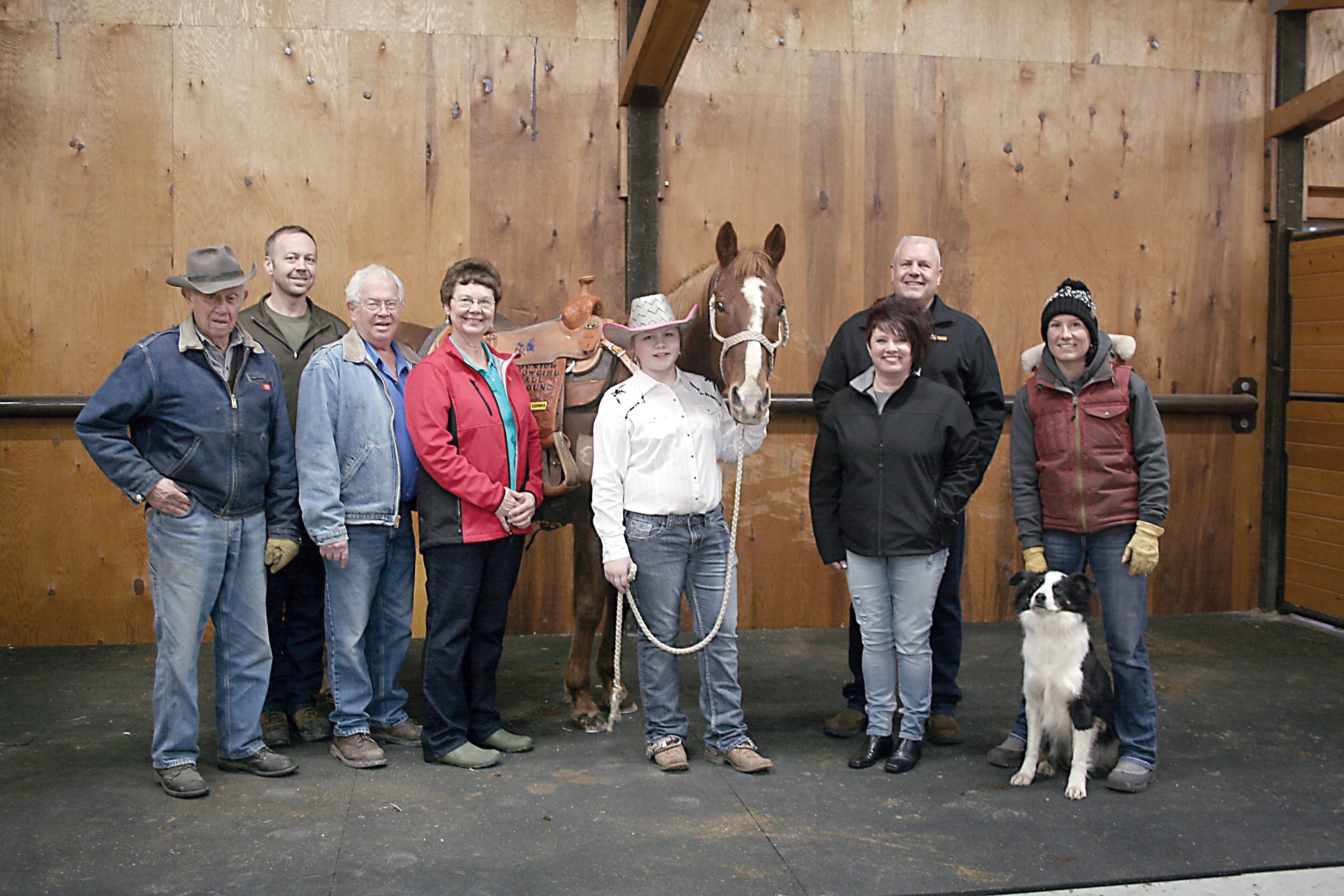 Four generations of the Hermann family — from left