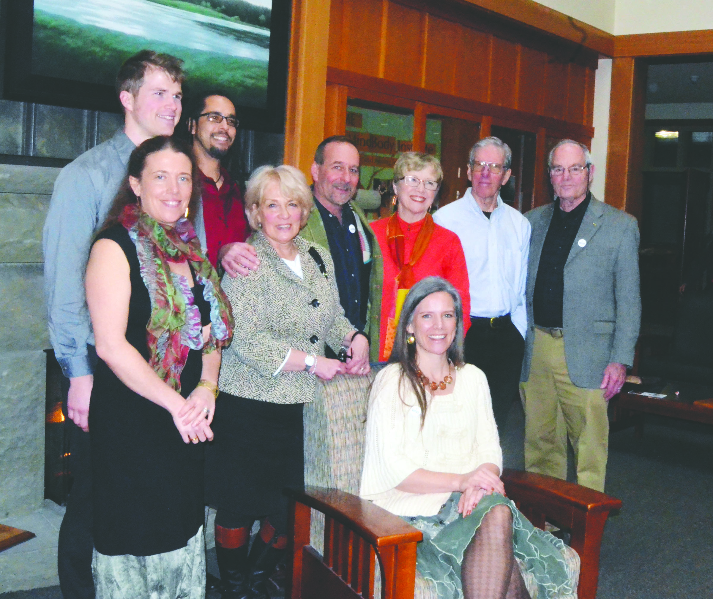 Honorees at the Chamber of Commerce's award ceremony were