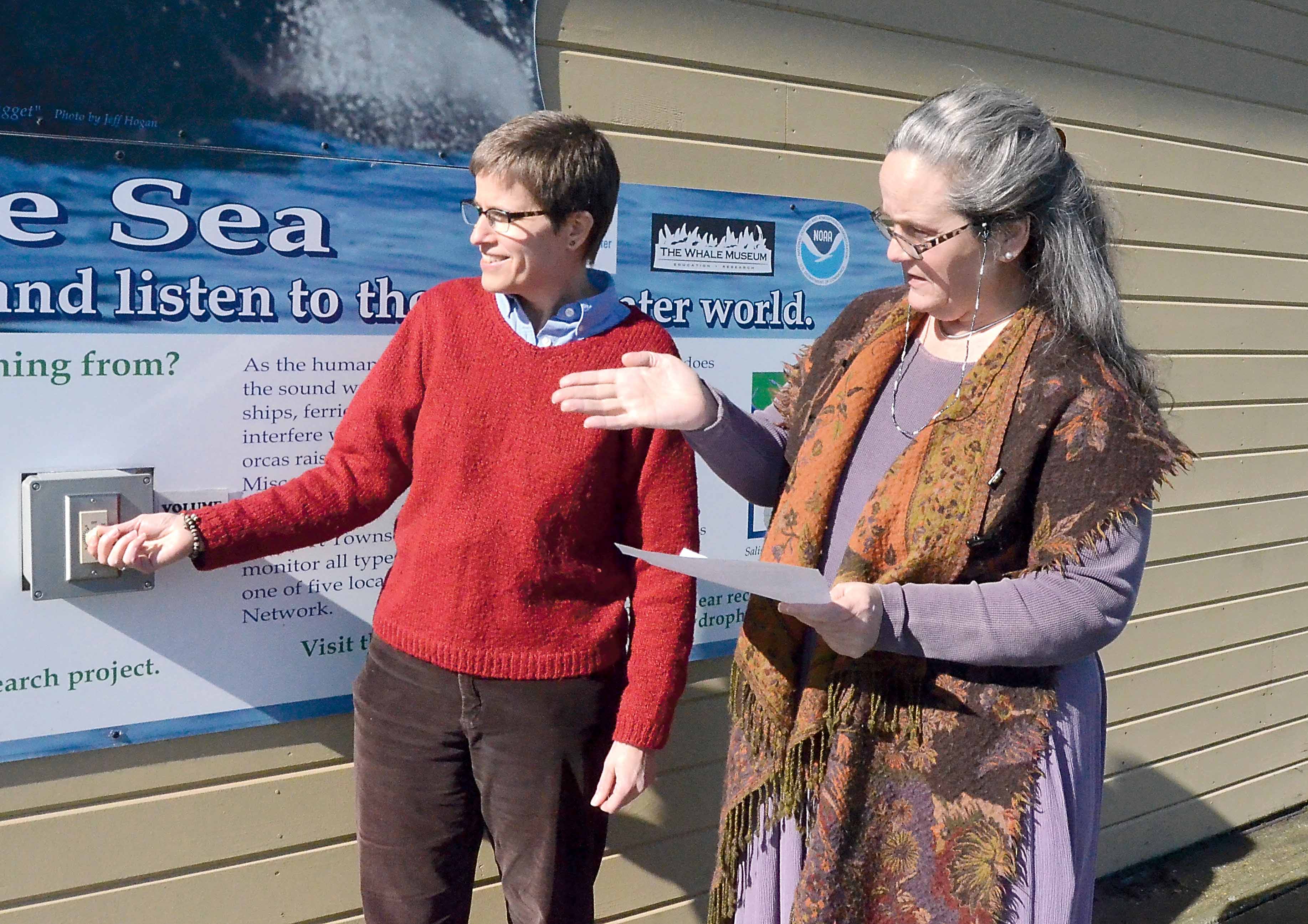 Newly hired Port Townsend Marine Science Center Program Director Susan Bullerdick