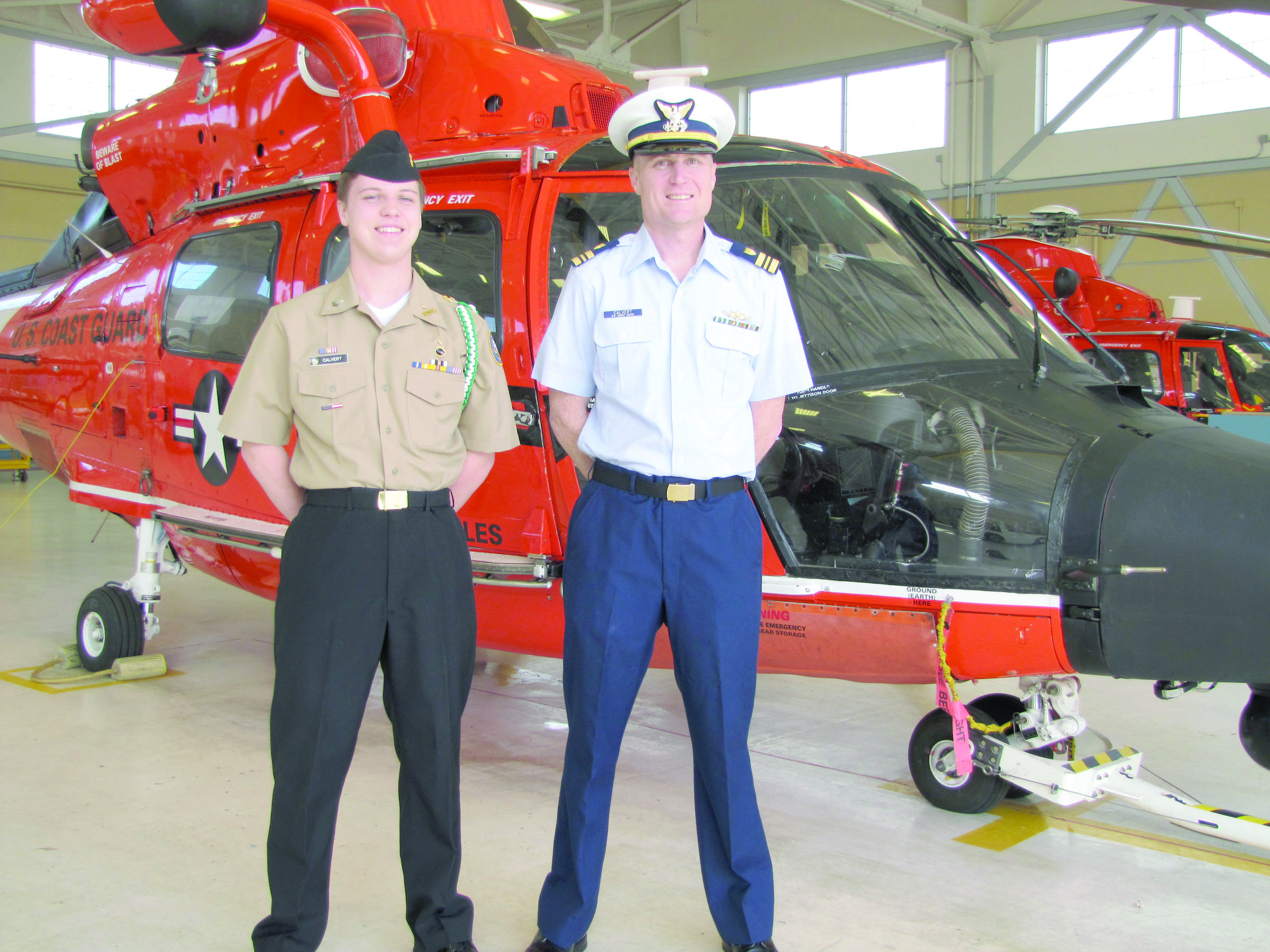 NJROTC Cadet Petty Officer Second Class Jesse Calvert