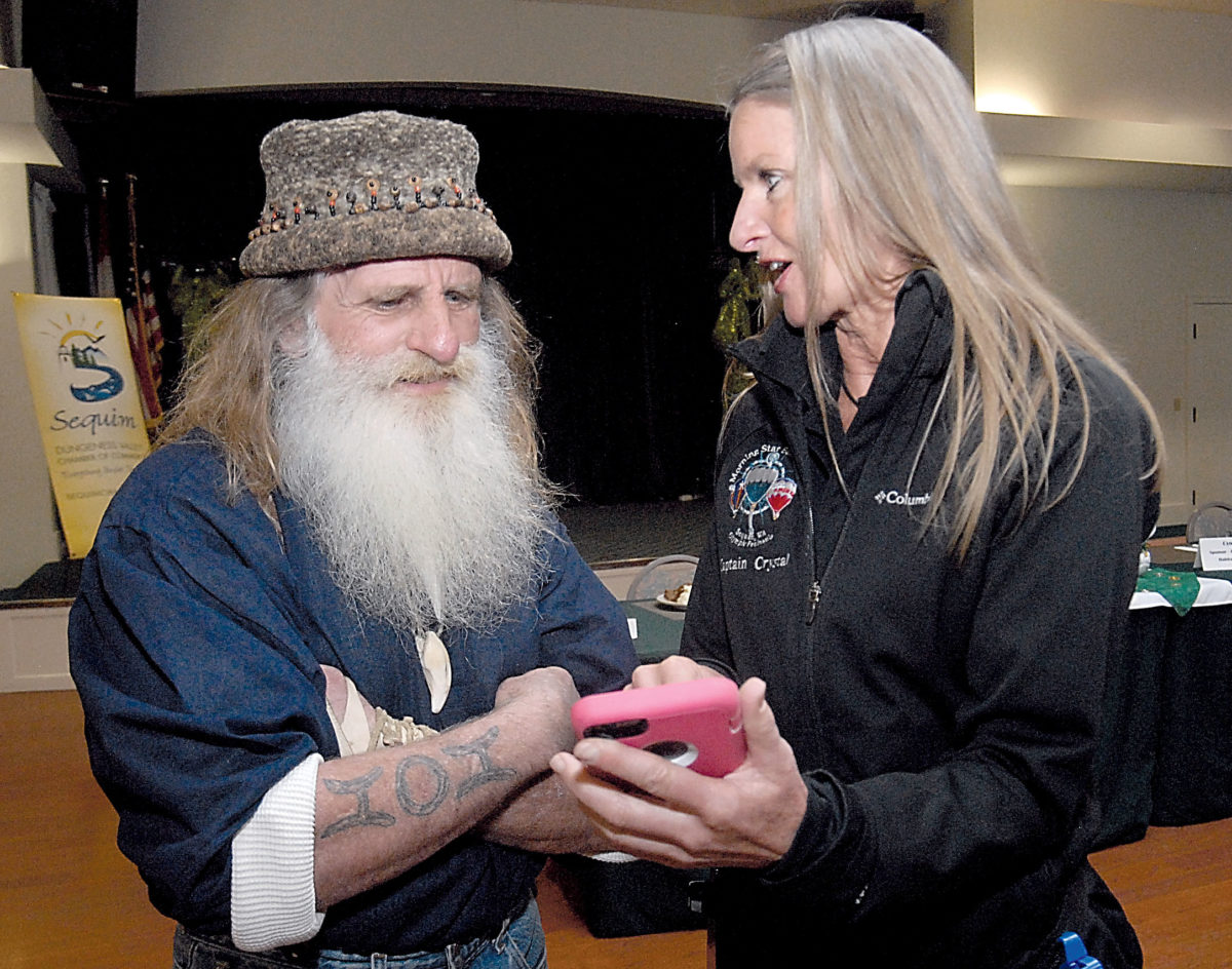 TV's Mick Dodge comes out of the wilderness to visit the Sequim