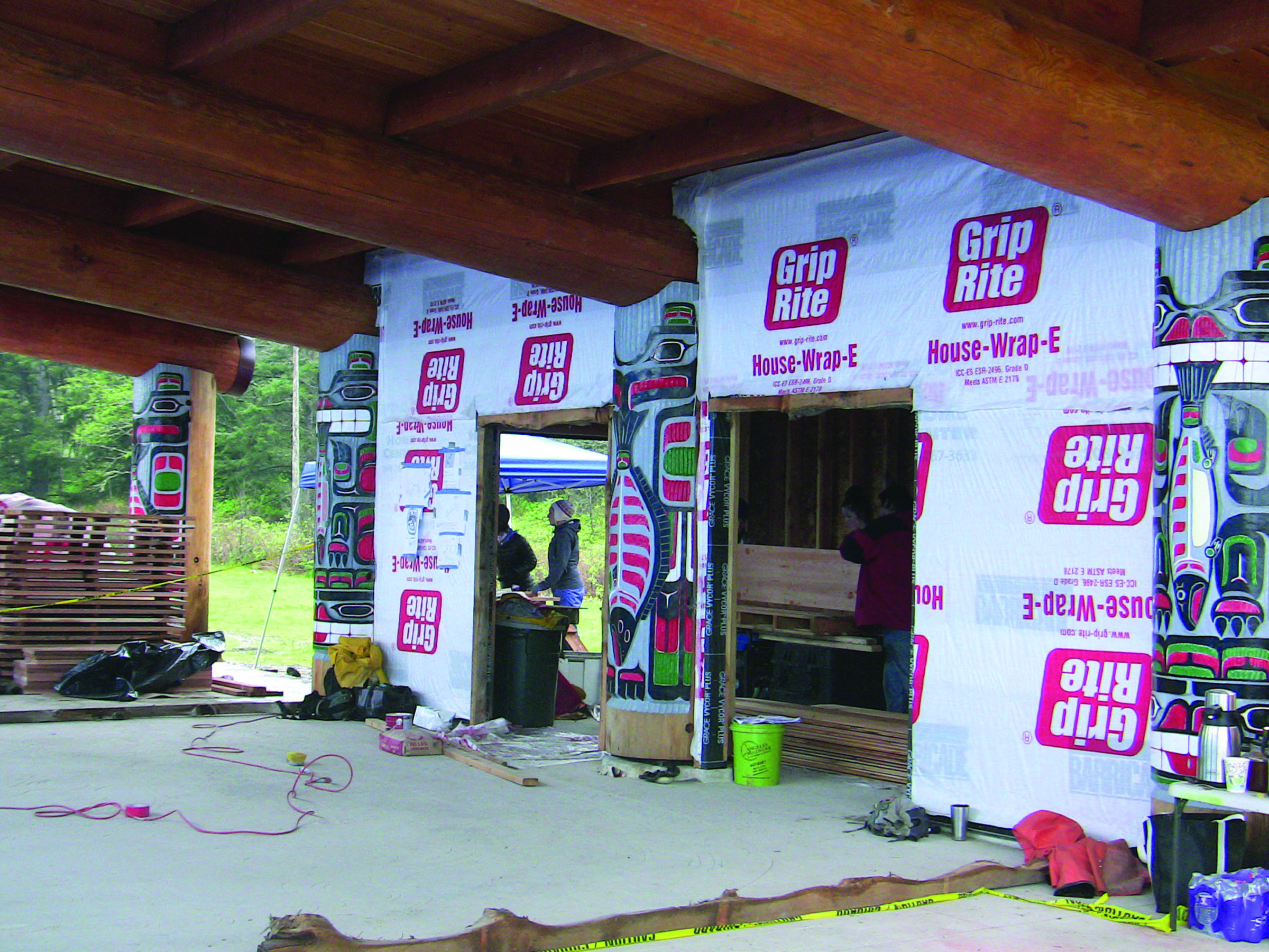 The new the Makah tribal beach house near Hobuck Beach will be celebrated with an open house Wednesday. — Crystal Hottowe ()