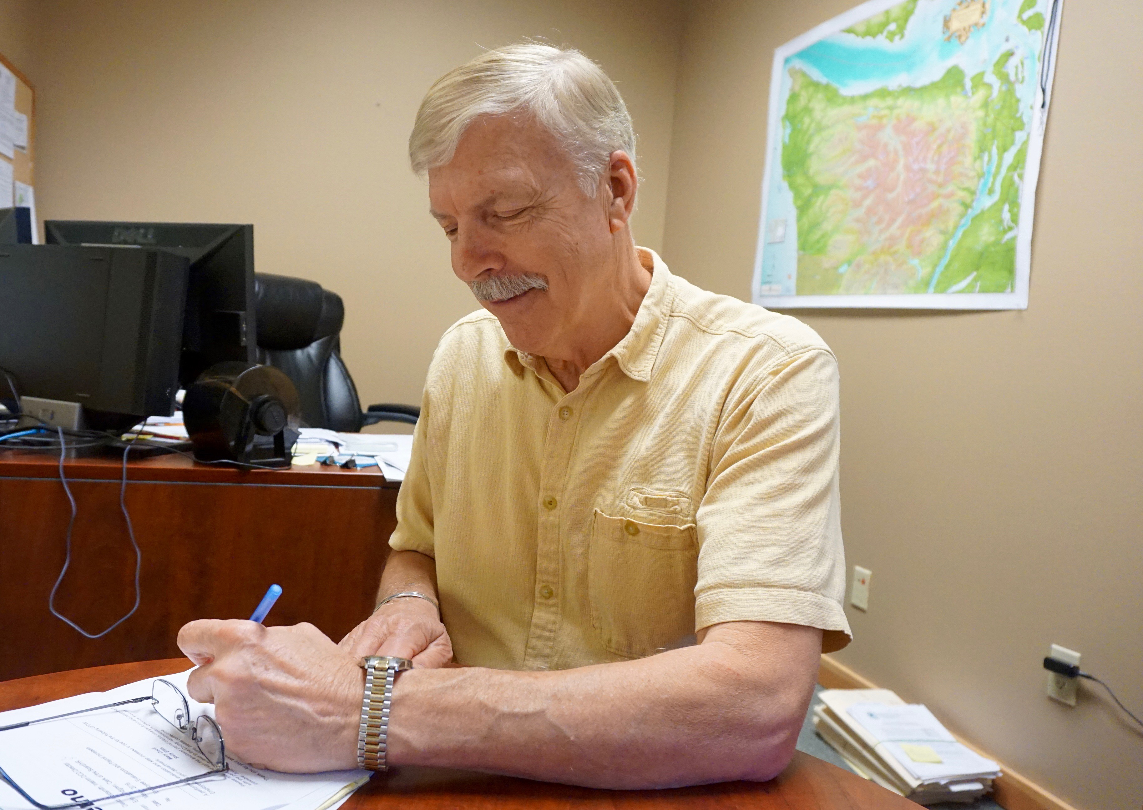 Jefferson County interim Department of Community Development Director David Goldsmith expects his time in the job will end this summer. — Charlie Bermant/Peninsula Daily News ()