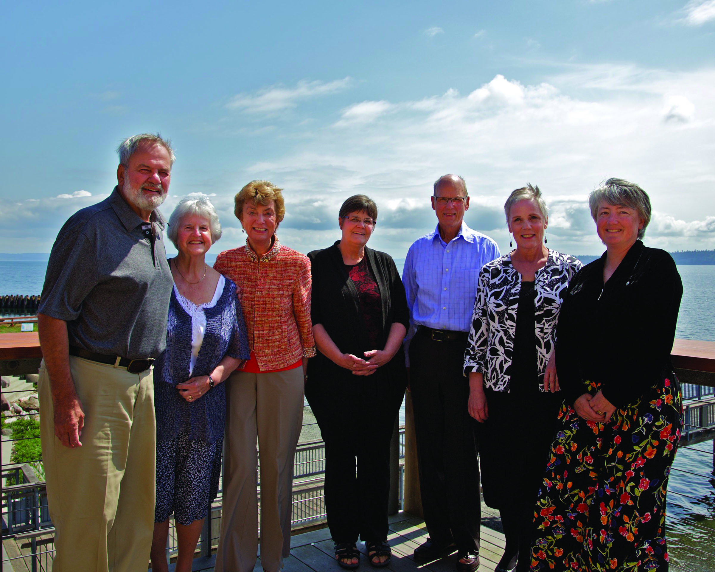 Recipients of the 2015 Heart of Service Award were awarded their medals at a luncheon Tuesday at the Northwest Maritime Center in Port Townsend. They are