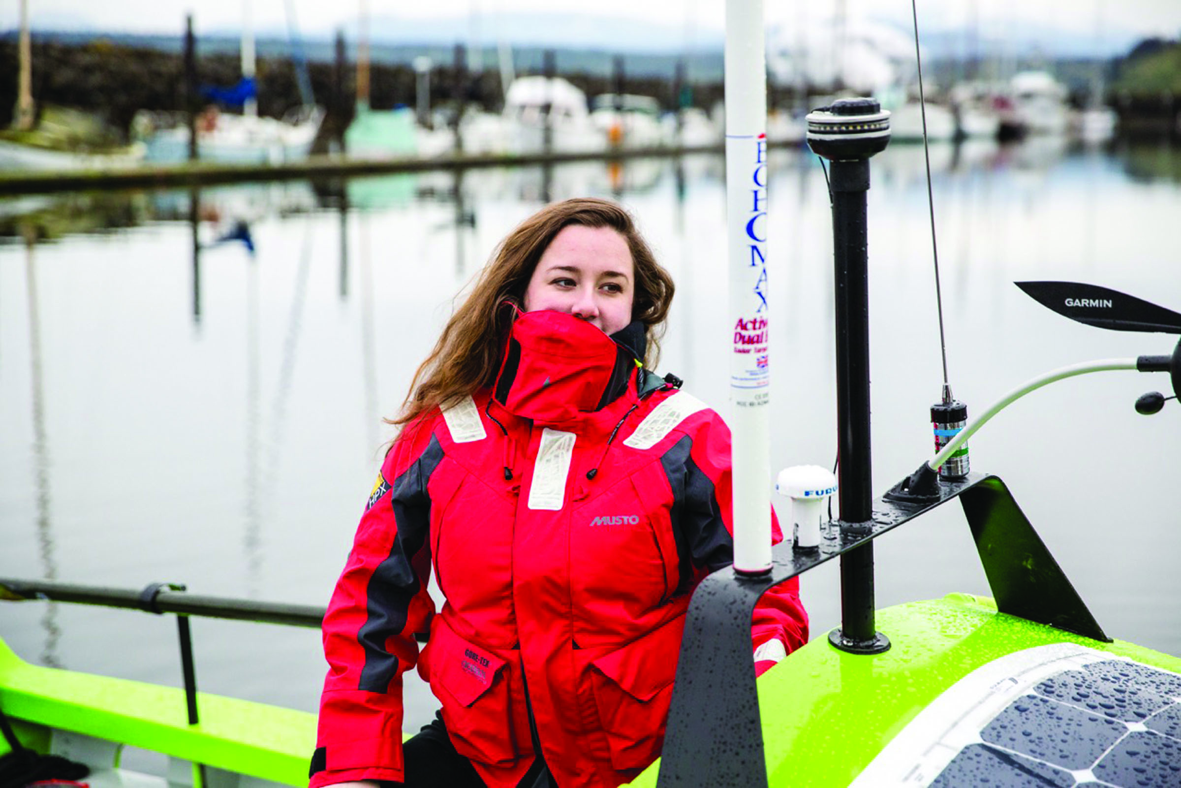 Sonya Baumstein is waiting out rough weather in Japan in her bid to become the first woman to row alone across the Pacific Ocean. (Andrew Cull)