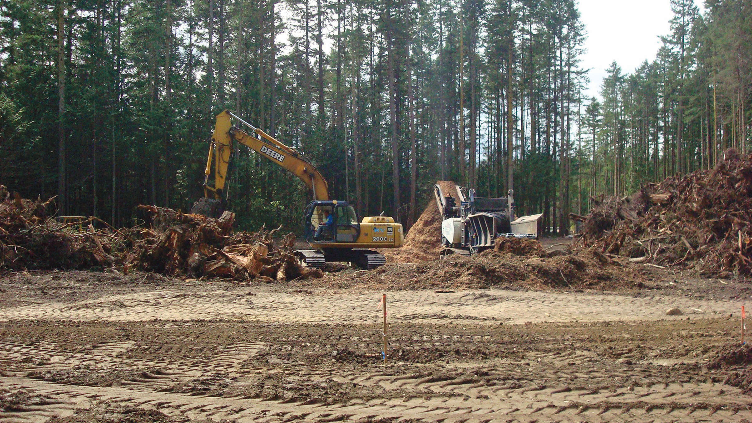 Work on the Miller Peninsula trailhead. —State Parks photo ()