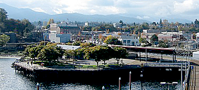 View of the Concerts on the Pier area on Port Angeles City Pier. The concert season begins June 24. ()