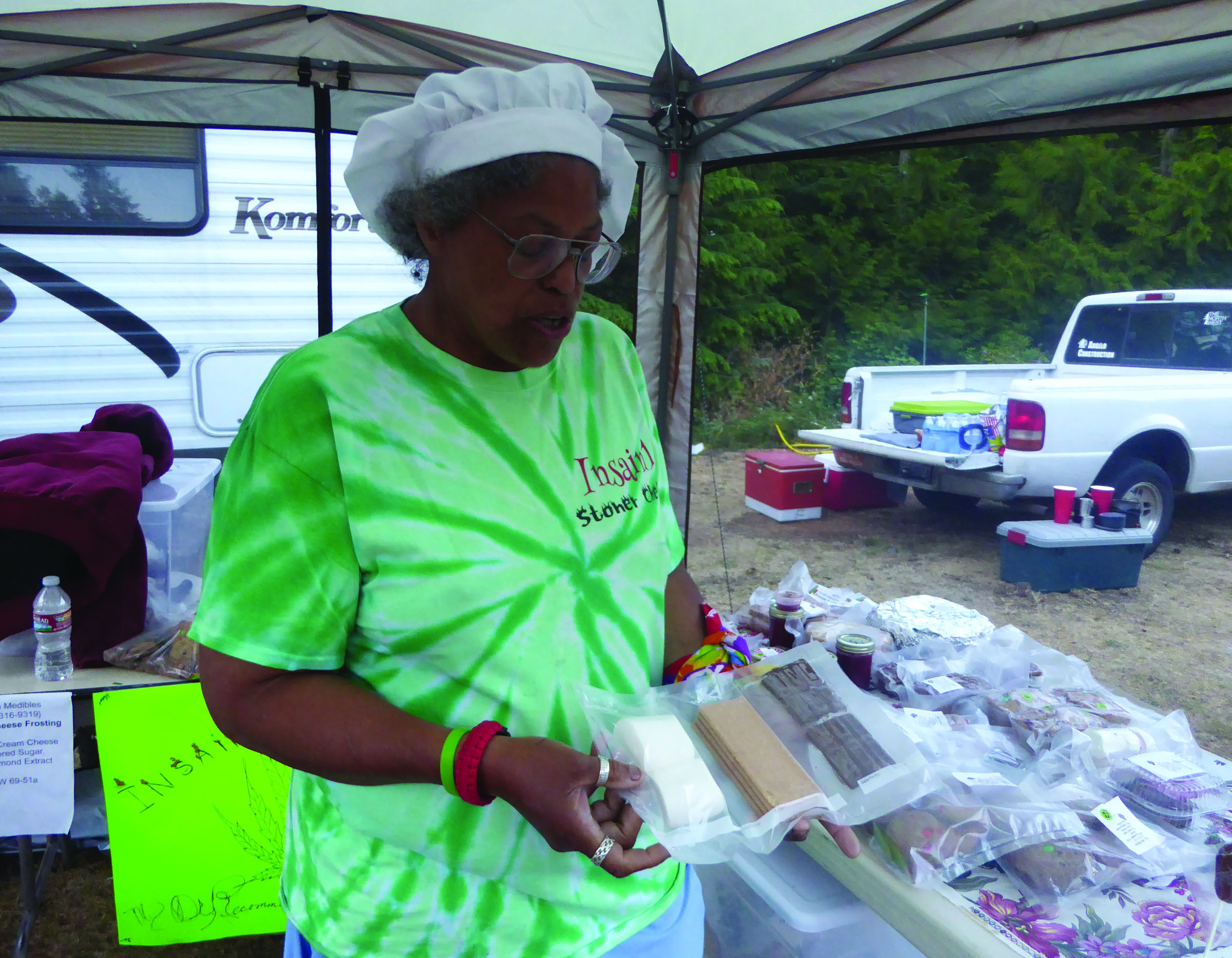 Hempapalooza featured several unique marijuana-themed foodstuffs