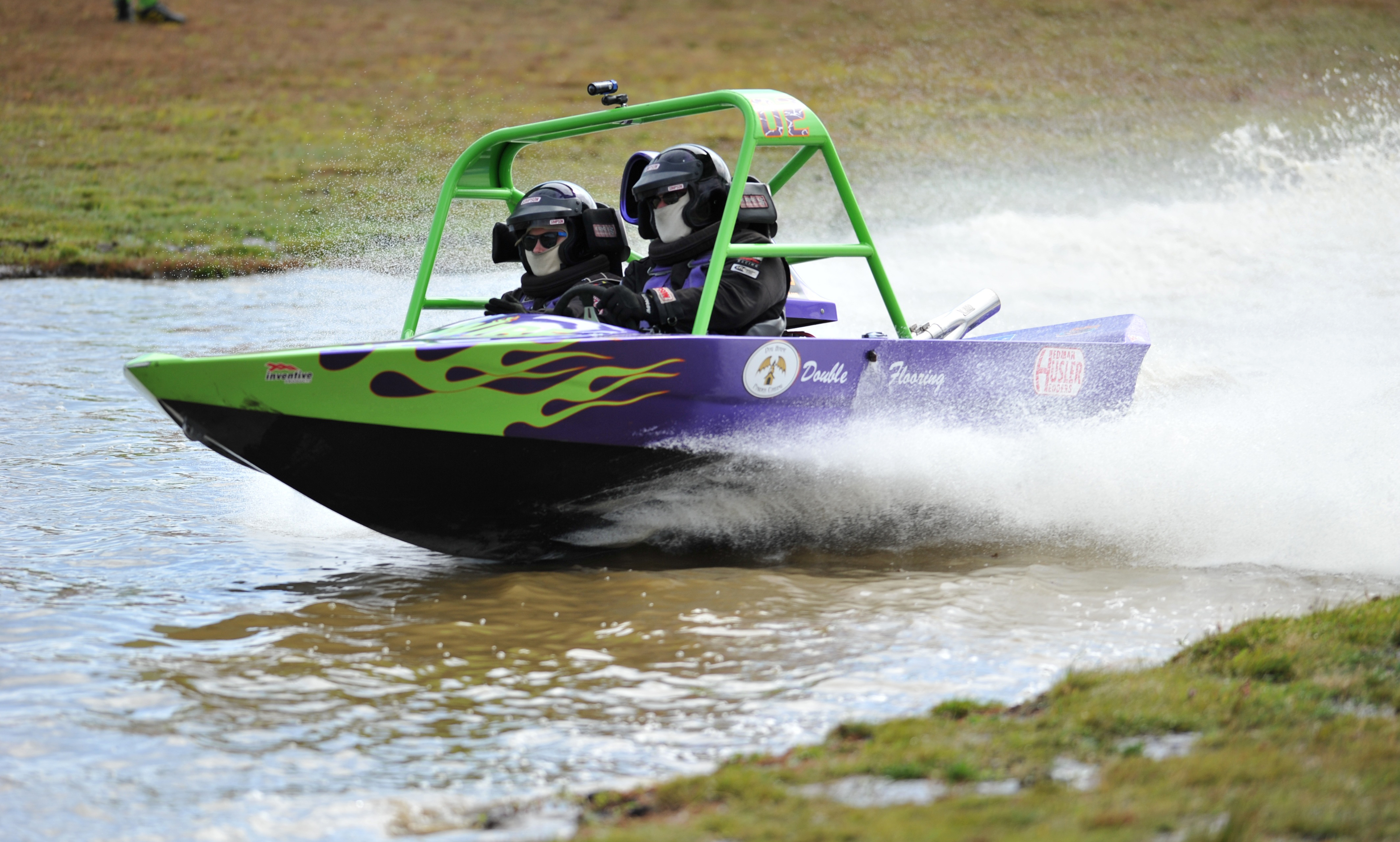 The Sequim-based TNT Live Wire No. 2 team of Paul Gahr and Taylor Gahr moved on with the third-fastest qualifying time in the 400 Class. Jeff Halstead/for Peninsula Daily News